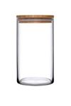 Pasabahce ''Bamboo'' Glass Jar With Wooden Lid 1480cc