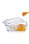 Pasabahce Frigo Studio Honey Butter Dish with Lid, 480cc