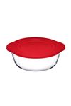  Borcam Red Plastic Covered Pot, 840cc