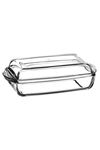 Borcam Rectangular Casserole with Lid, 1300cc