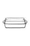 Borcam Rectangular Casserole with Lid, 2750cc