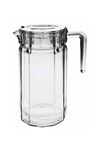 Pasabahce Kosem Jug with Acrylic Cover, 1400cc