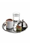 4-Piece Turkish Coffee Set With Steel Tray, Set Of 2